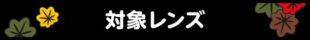 対象レンズ