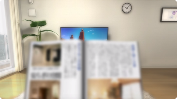 普段の見えにくい視界