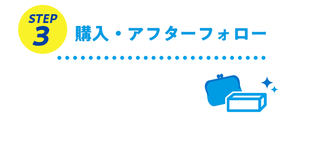 Step3 購入・アフターフォロー