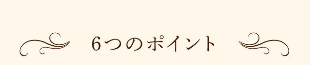 6つのポイント