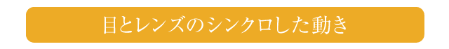 目とレンズのシンクロした動き
